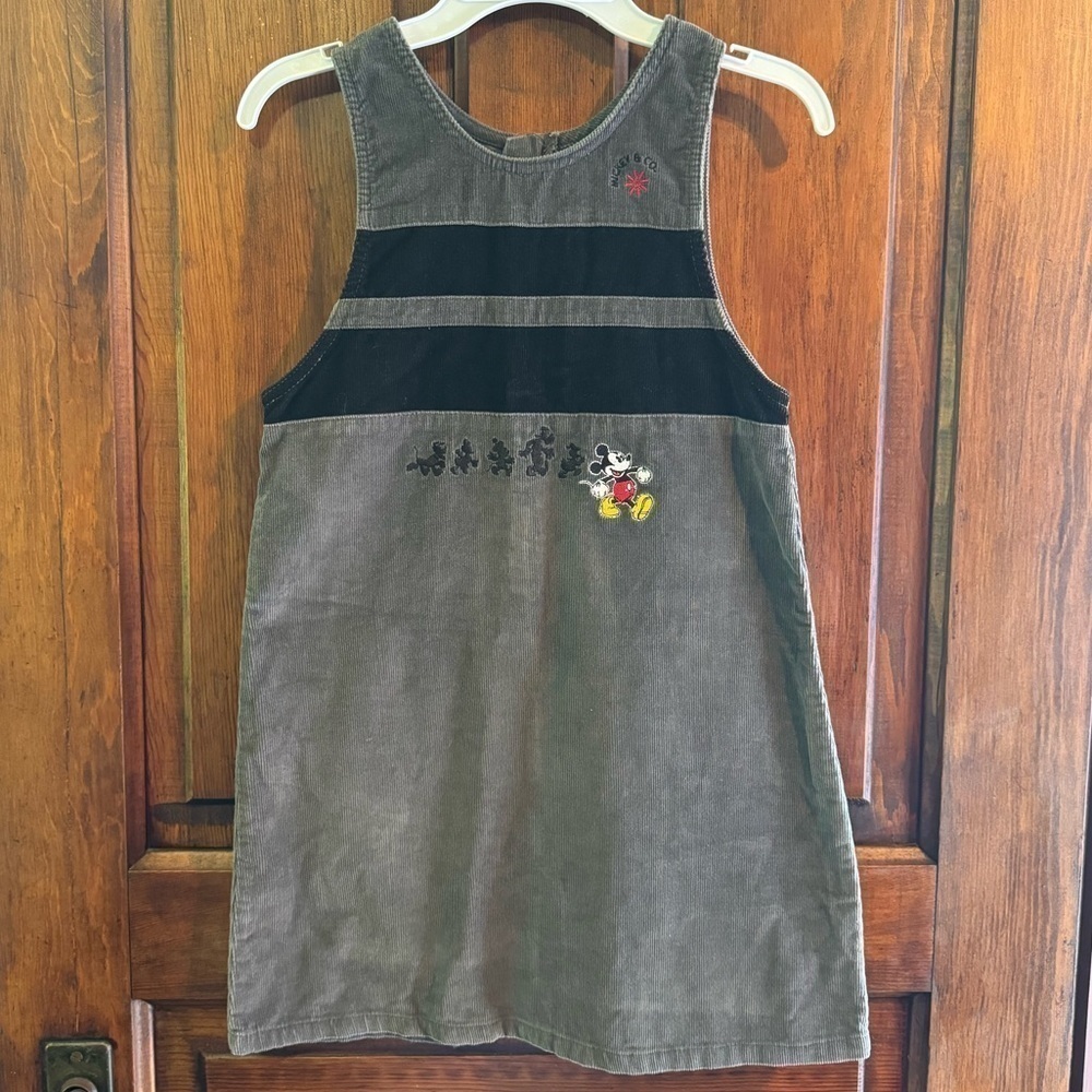 Vintage Disney Girls Jumper Mickey & Friends Size 10/12 Medium 100% Cotton
